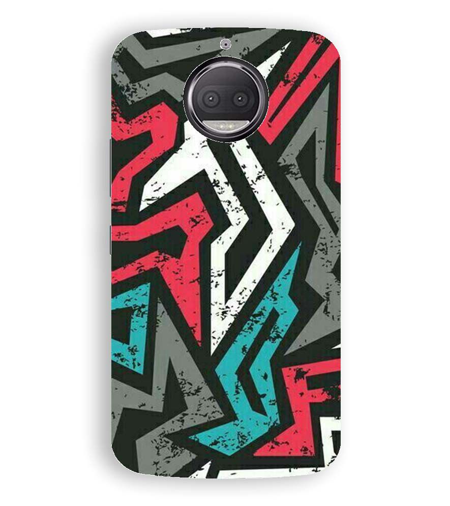 PS1312-Graffiti Abstract Back Cover for Motorola Moto G5S Plus