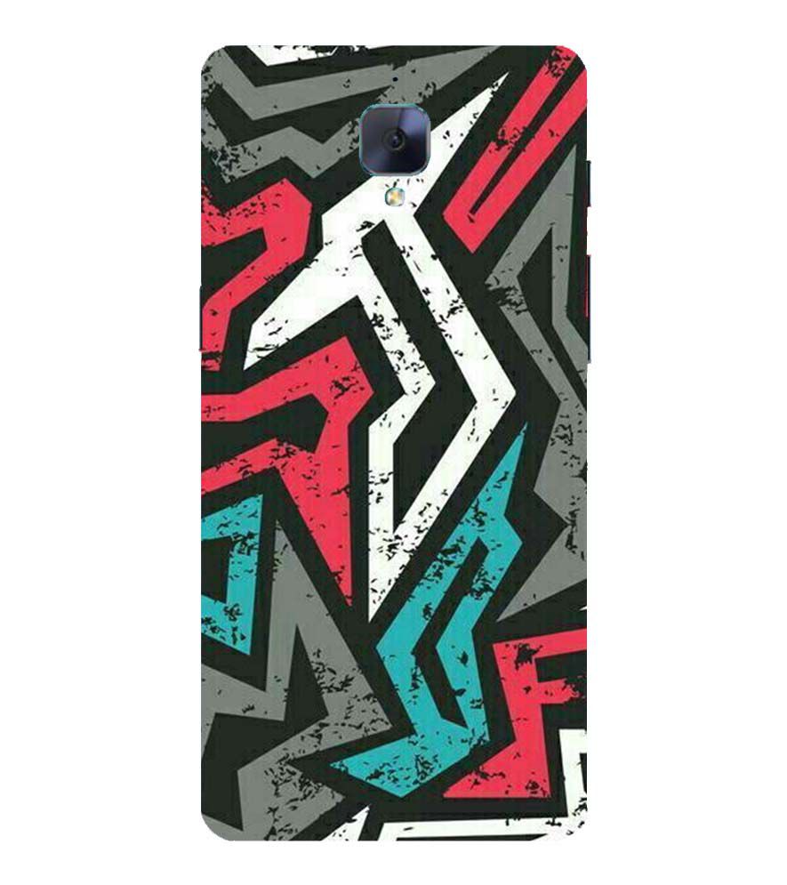 PS1312-Graffiti Abstract Back Cover for OnePlus 3 and OnePlus 3T