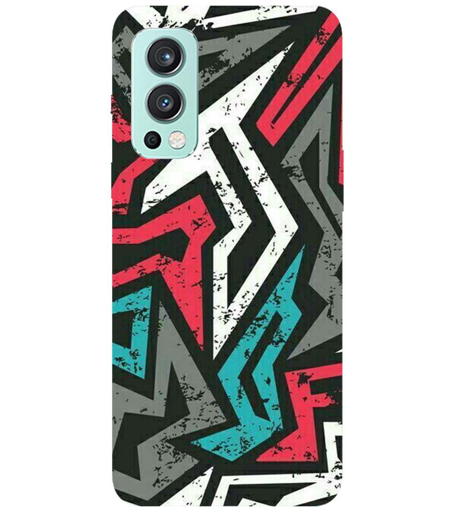 PS1312-Graffiti Abstract Back Cover for OnePlus Nord 2 5G