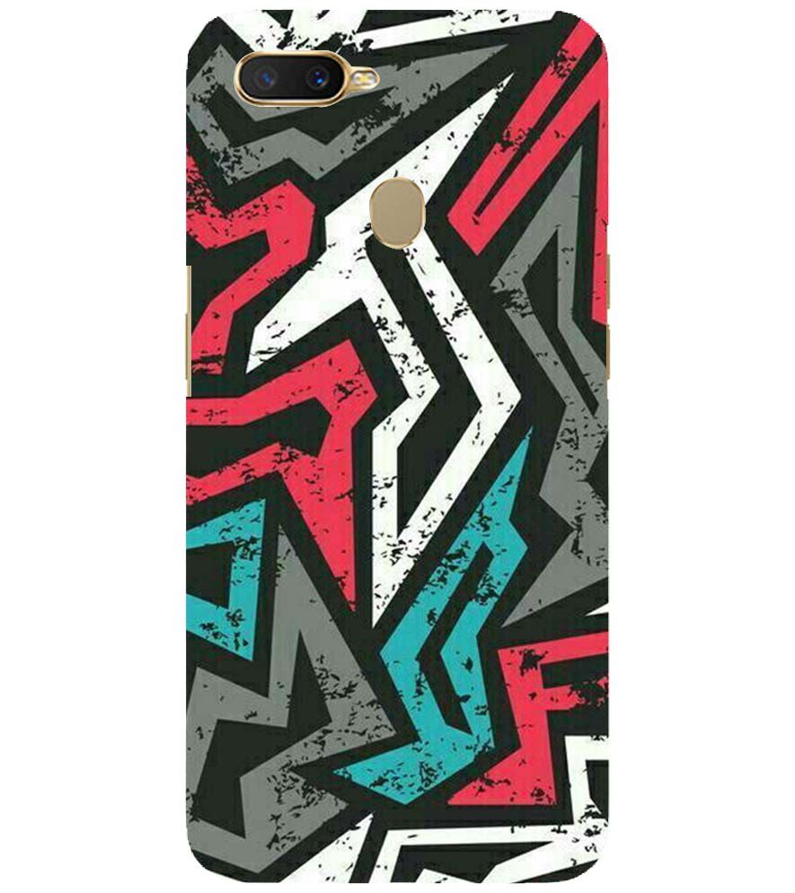 PS1312-Graffiti Abstract Back Cover for Oppo A11K