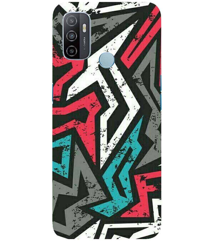 PS1312-Graffiti Abstract Back Cover for Oppo A33