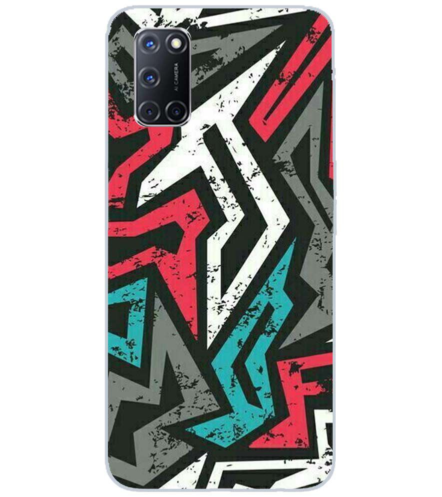 PS1312-Graffiti Abstract Back Cover for Oppo A72