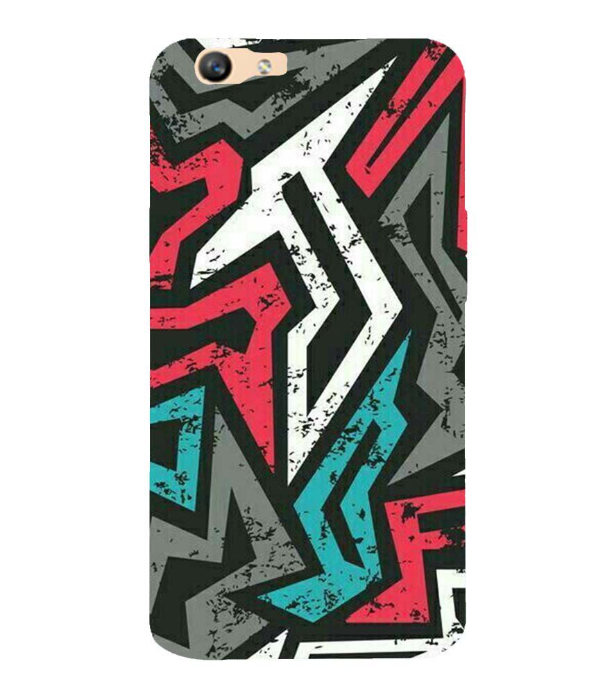 PS1312-Graffiti Abstract Back Cover for Oppo F1s : A59