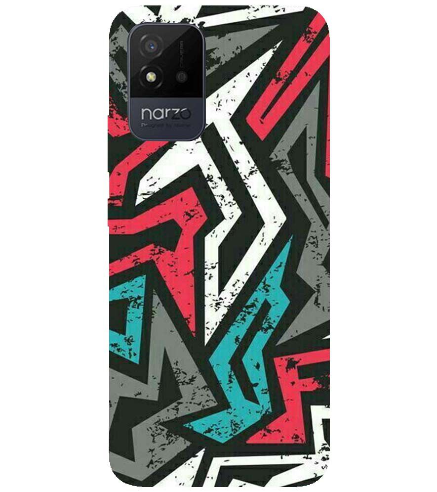 PS1312-Graffiti Abstract Back Cover for Realme Narzo 50i