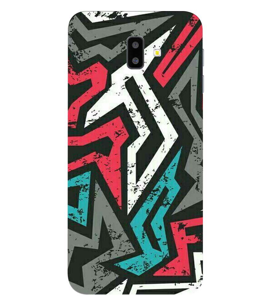 PS1312-Graffiti Abstract Back Cover for Samsung Galaxy J6+