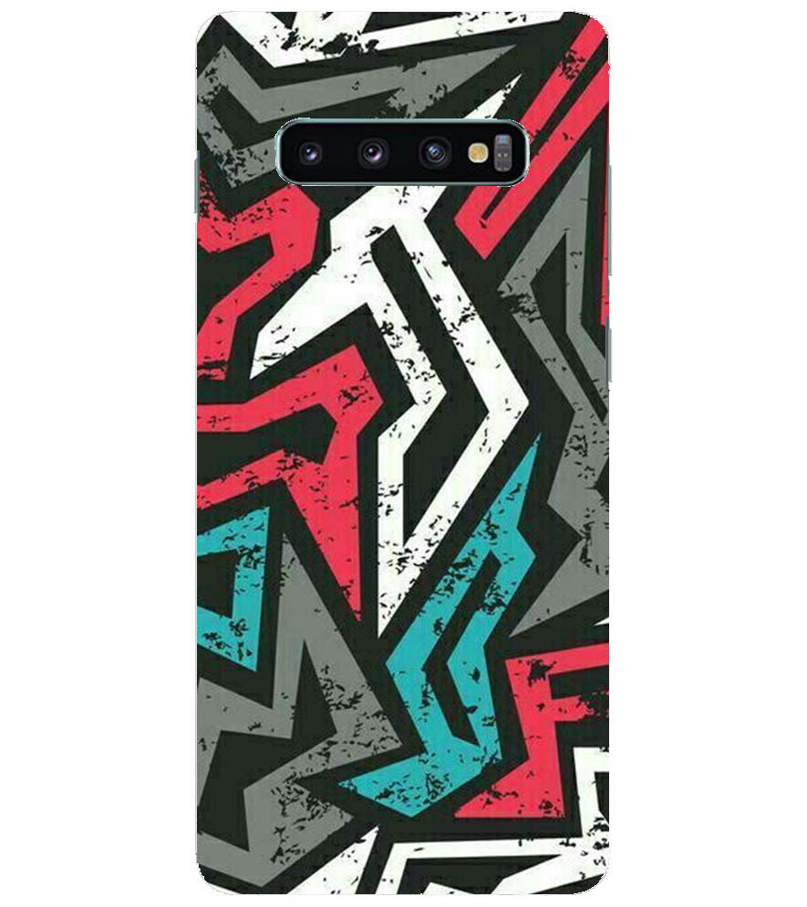 PS1312-Graffiti Abstract Back Cover for Samsung Galaxy S10+ (Plus with 6.4 Inch Screen)