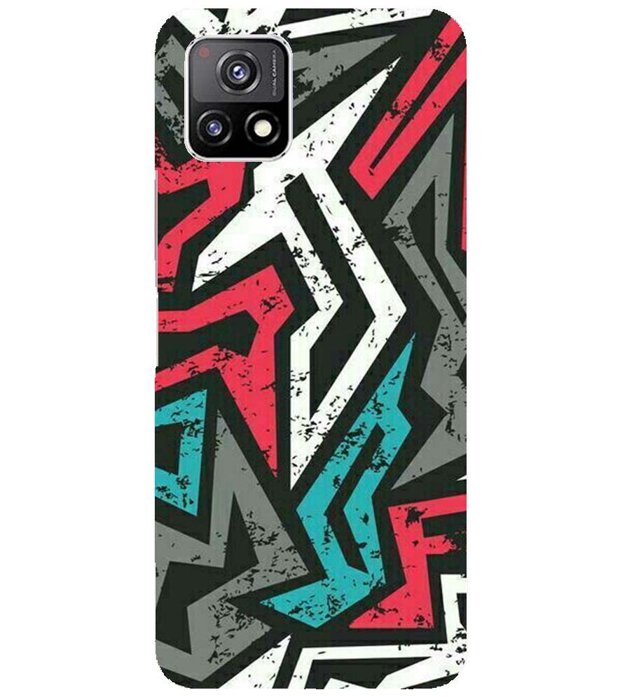 PS1312-Graffiti Abstract Back Cover for vivo Y52s