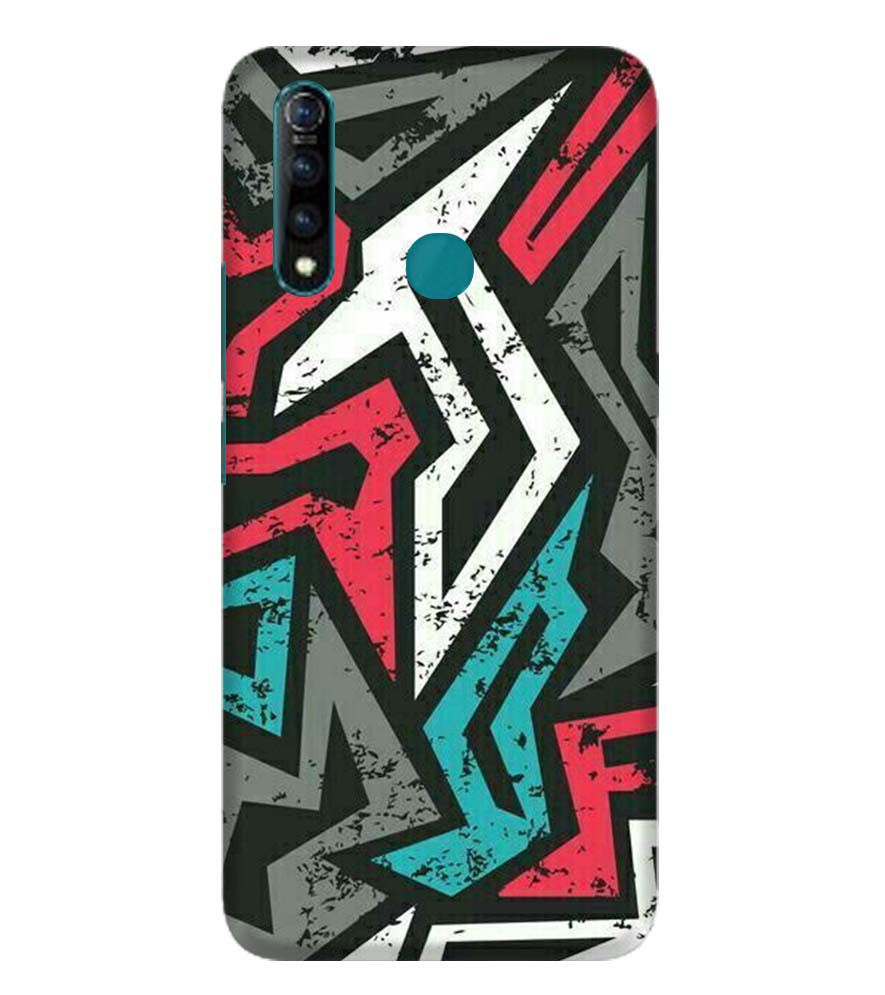 PS1312-Graffiti Abstract Back Cover for Vivo Z1 Pro