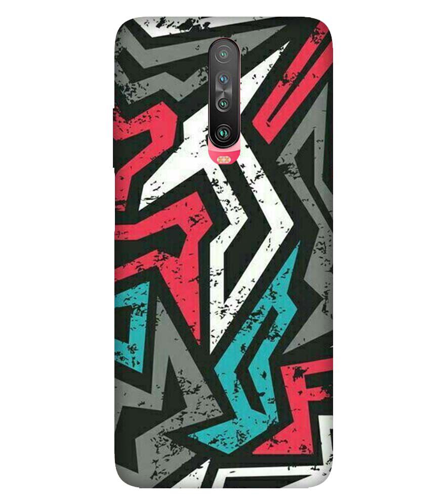 PS1312-Graffiti Abstract Back Cover for Xiaomi Redmi K30