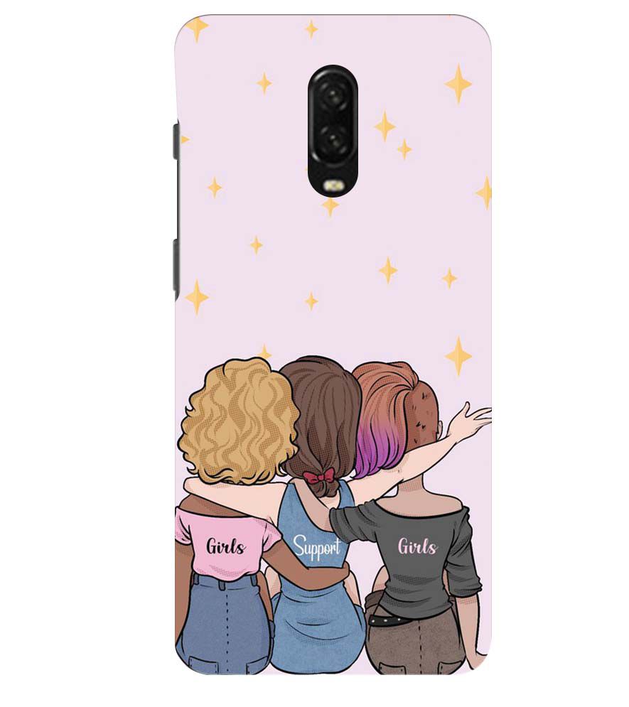 PS1313-Girls Support Girls Back Cover for OnePlus 6T