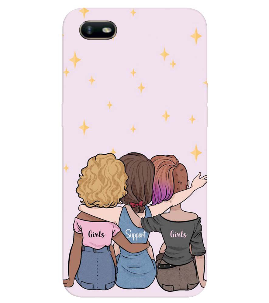 PS1313-Girls Support Girls Back Cover for Oppo A1k