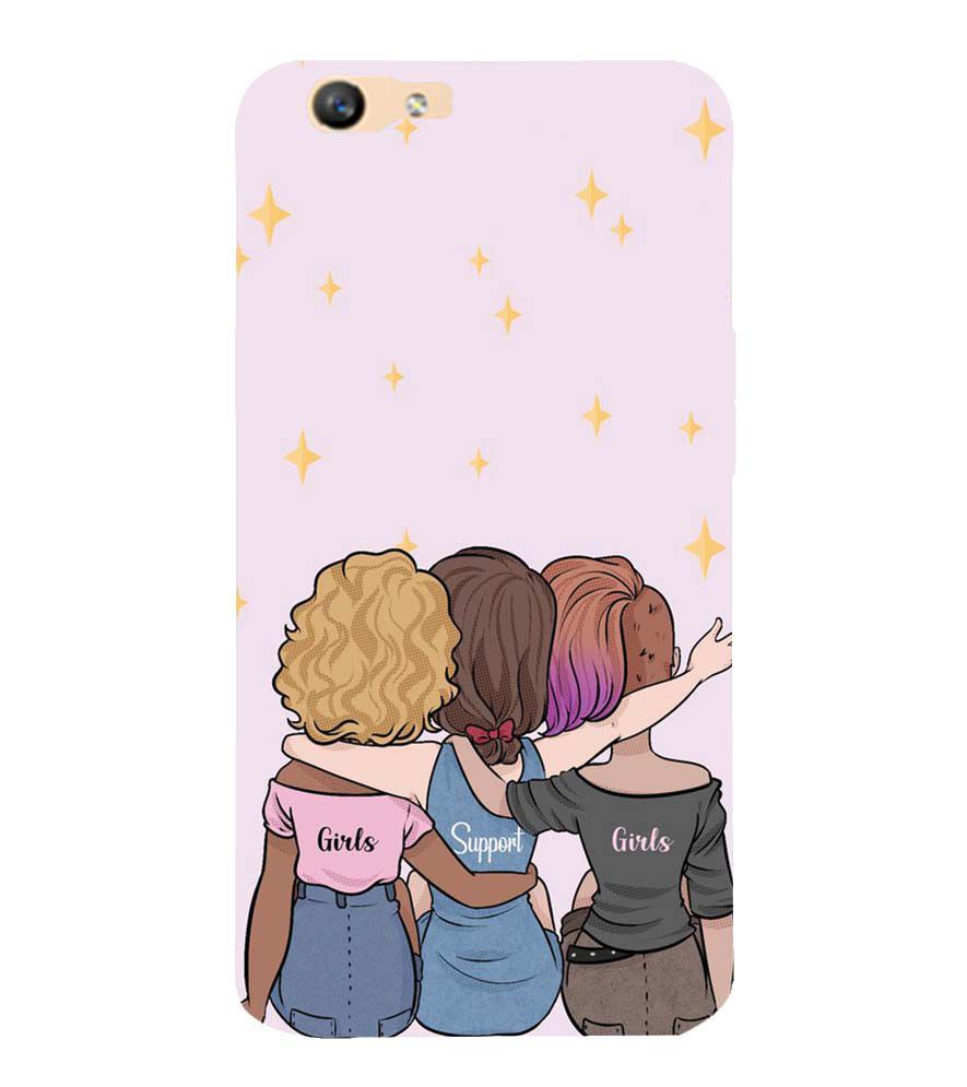 PS1313-Girls Support Girls Back Cover for Oppo F1s : A59