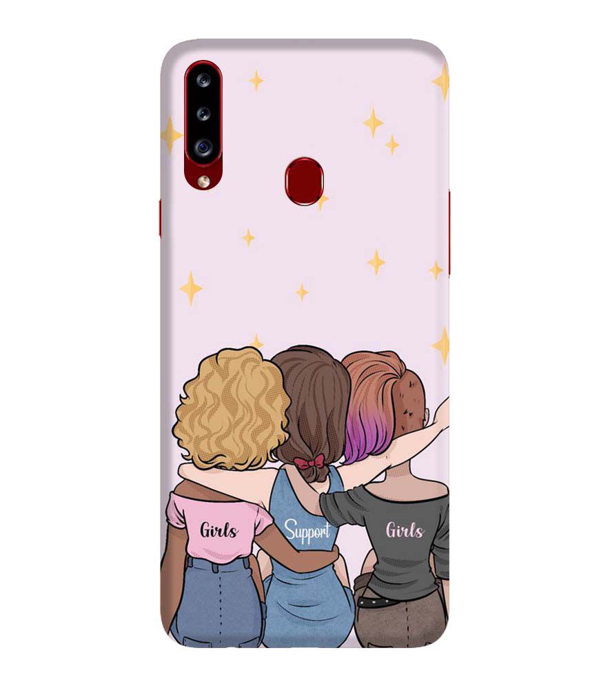 PS1313-Girls Support Girls Back Cover for Samsung Galaxy A20s