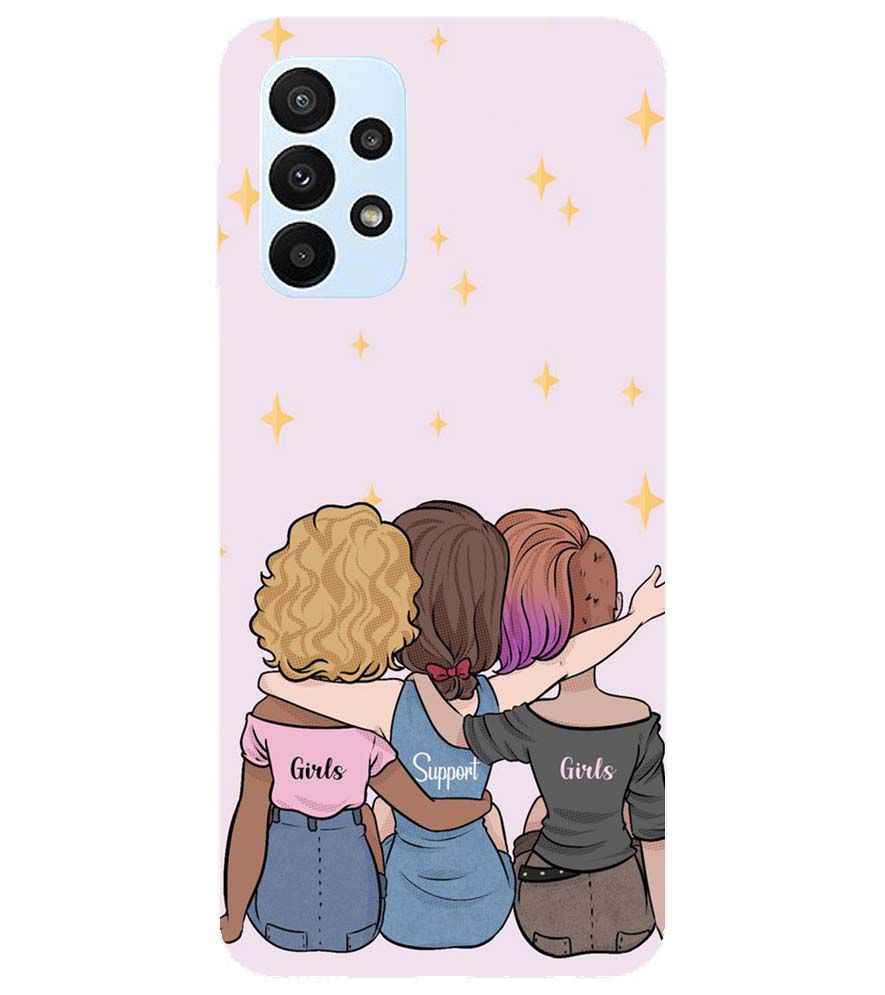 PS1313-Girls Support Girls Back Cover for Samsung Galaxy A23