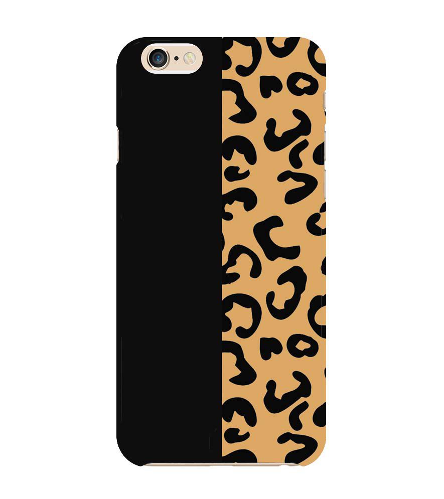 PS1315-Animal Black Pattern Back Cover for Apple iPhone 6 and iPhone 6S