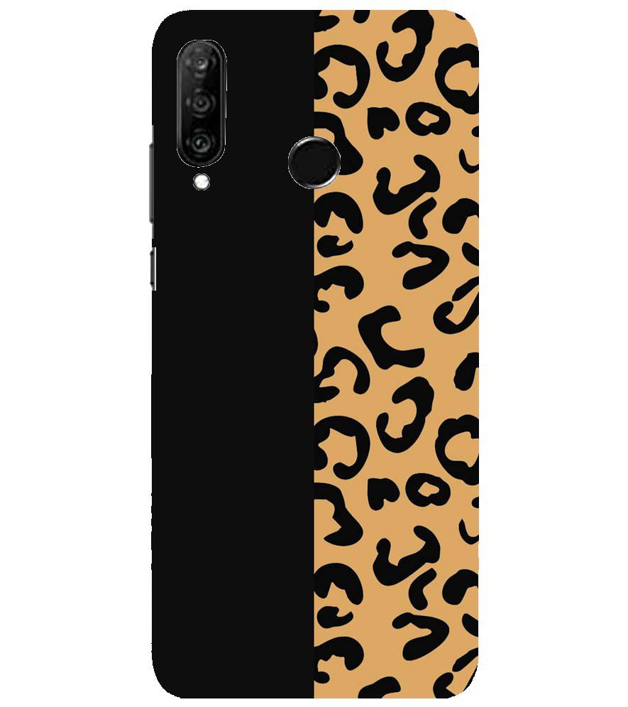 PS1315-Animal Black Pattern Back Cover for Huawei nova 4e