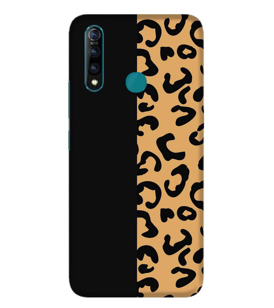 PS1315-Animal Black Pattern Back Cover for Vivo Z1 Pro