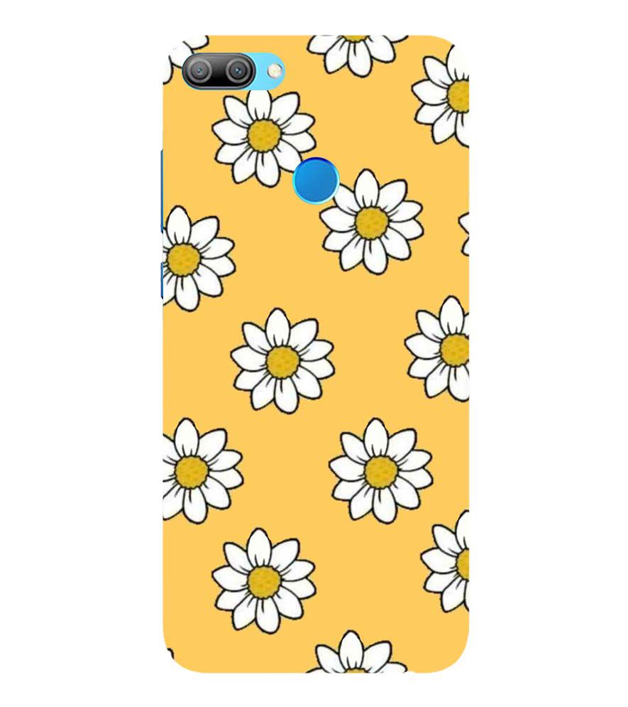 PS1316-White Sunflower Back Cover for Huawei Honor 9N