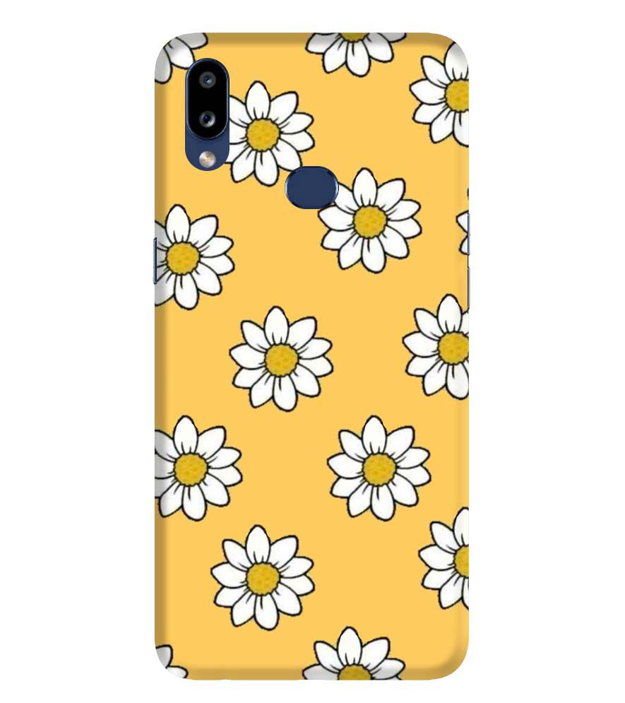 PS1316-White Sunflower Back Cover for Samsung Galaxy A10s