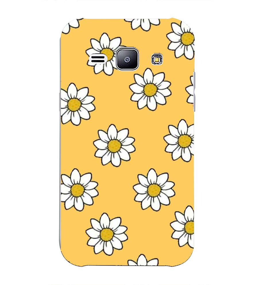 PS1316-White Sunflower Back Cover for Samsung Galaxy J2 (2015)