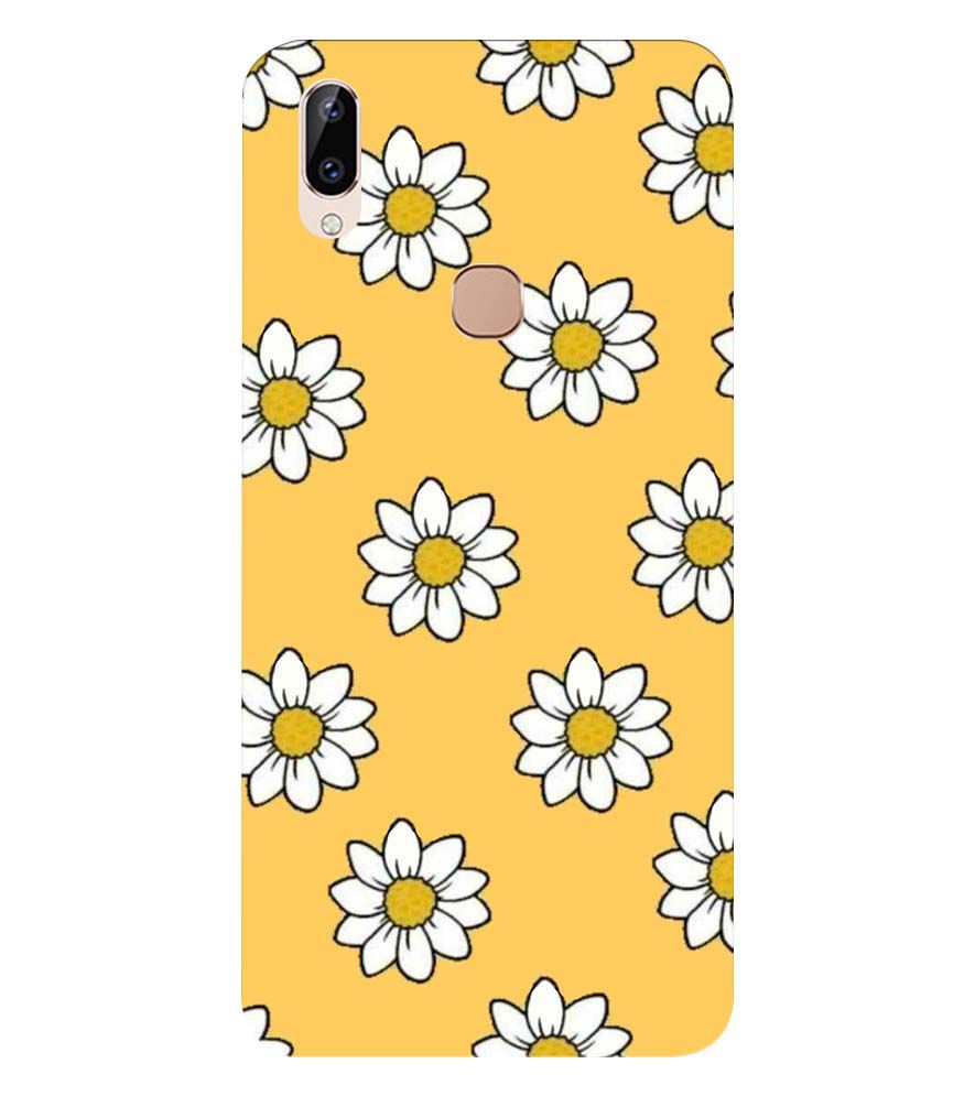 PS1316-White Sunflower Back Cover for Vivo Y83 Pro