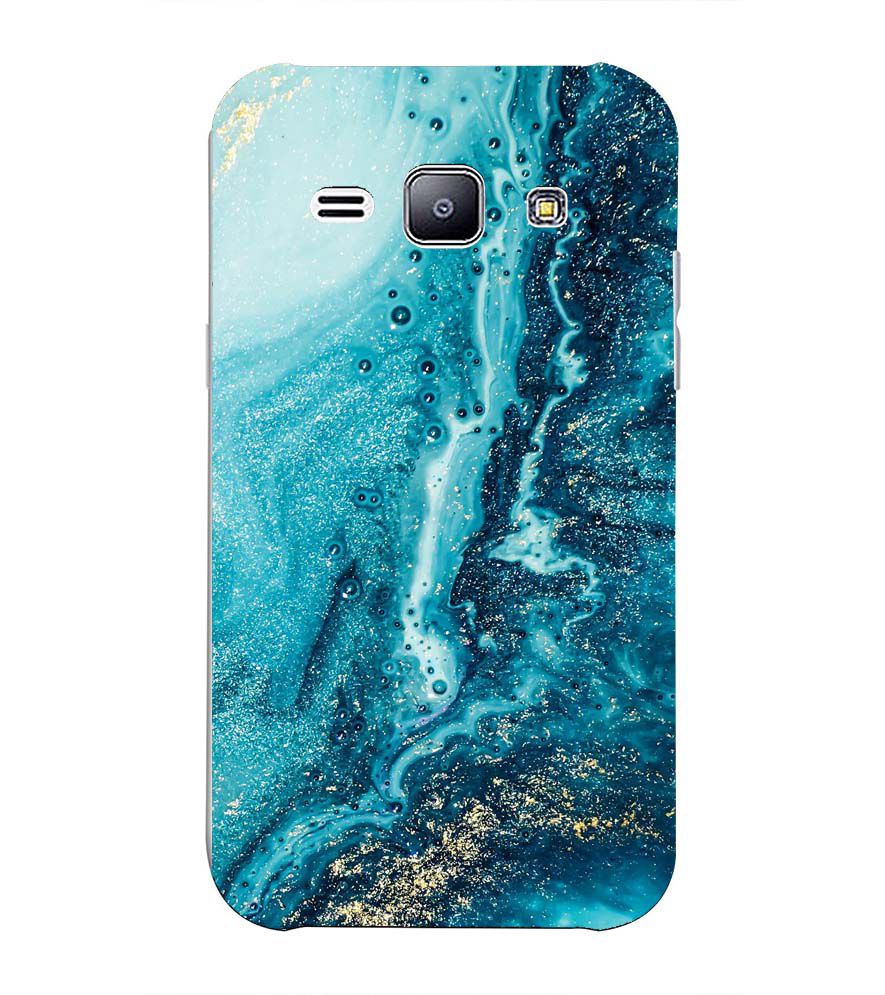 PS1317-Blue Marbles Back Cover for Samsung Galaxy J2 (2015)