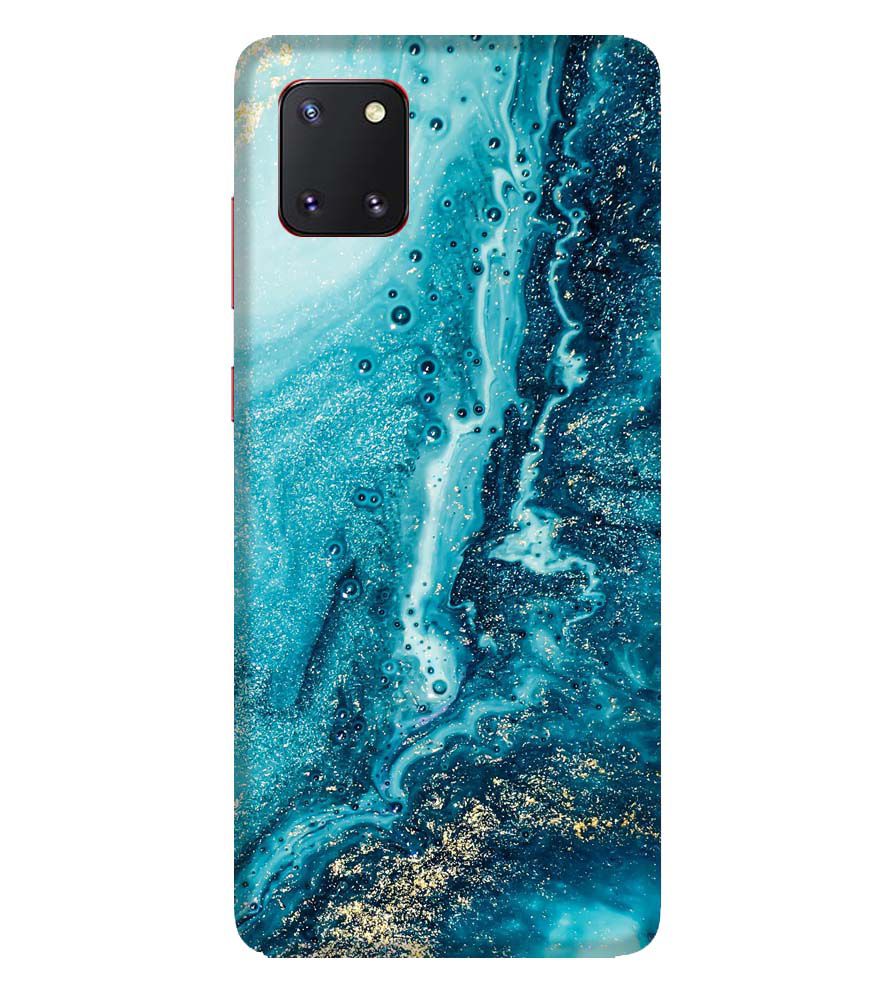 PS1317-Blue Marbles Back Cover for Samsung Galaxy Note10 Lite