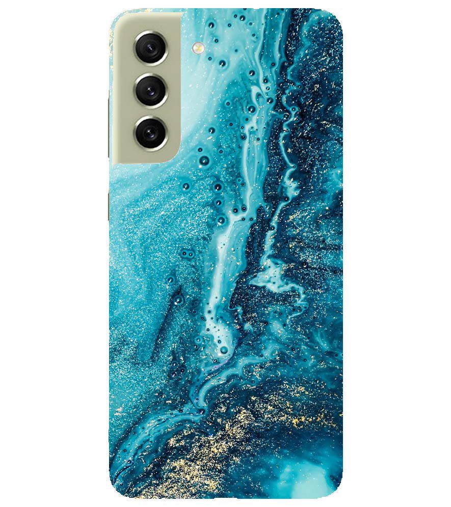 PS1317-Blue Marbles Back Cover for Samsung Galaxy S21 5G