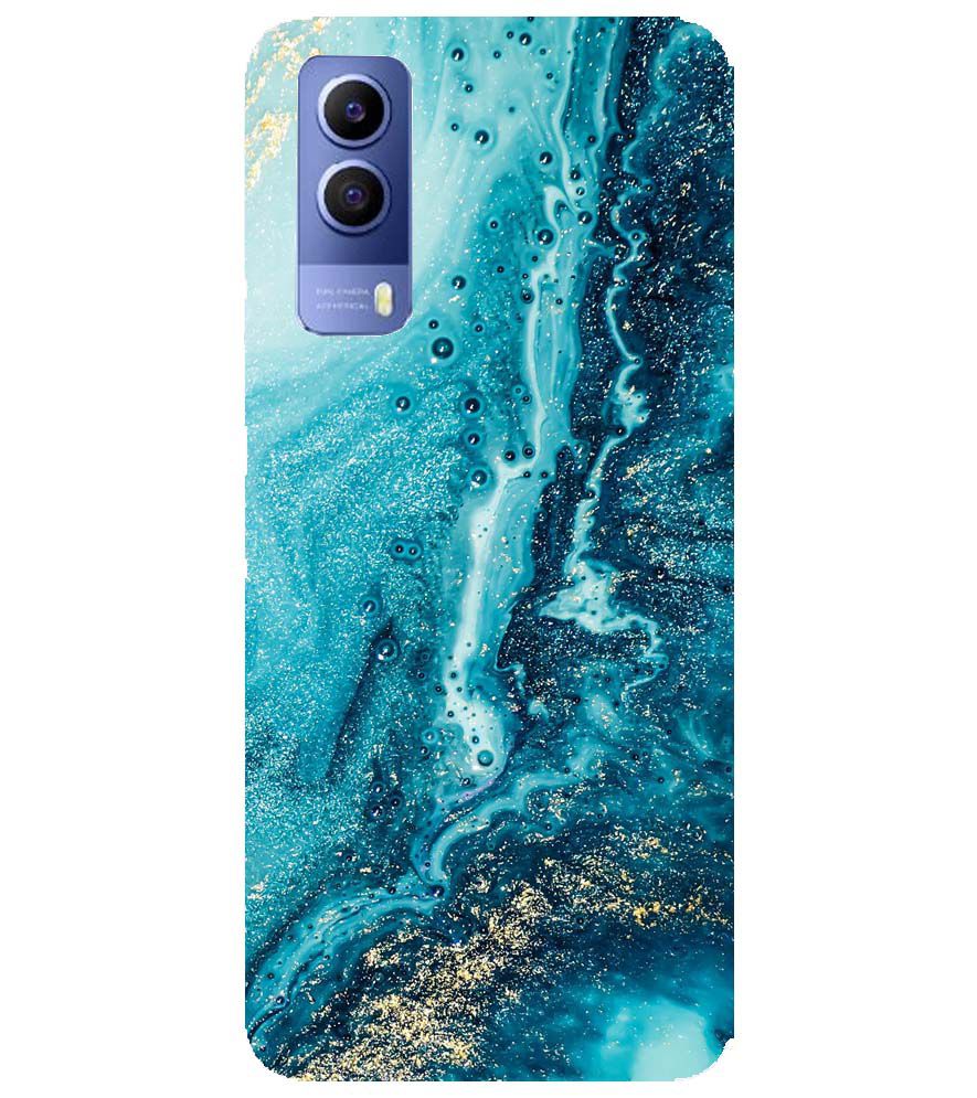 PS1317-Blue Marbles Back Cover for vivo Y53s