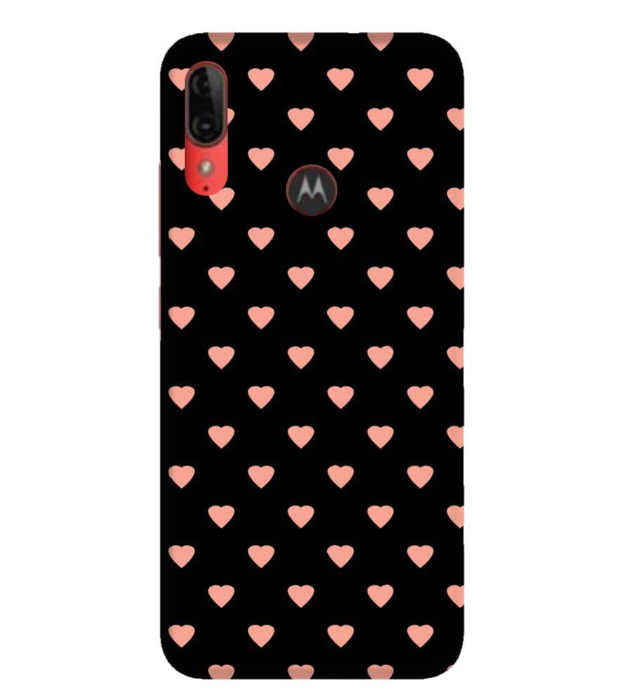 PS1318-Hearts All Over Back Cover for Motorola Moto E6s