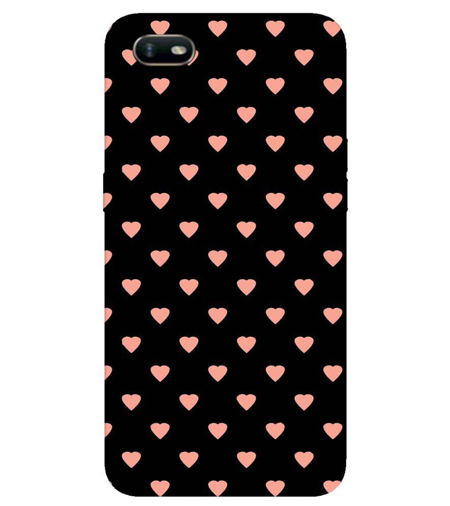 PS1318-Hearts All Over Back Cover for Oppo A1k