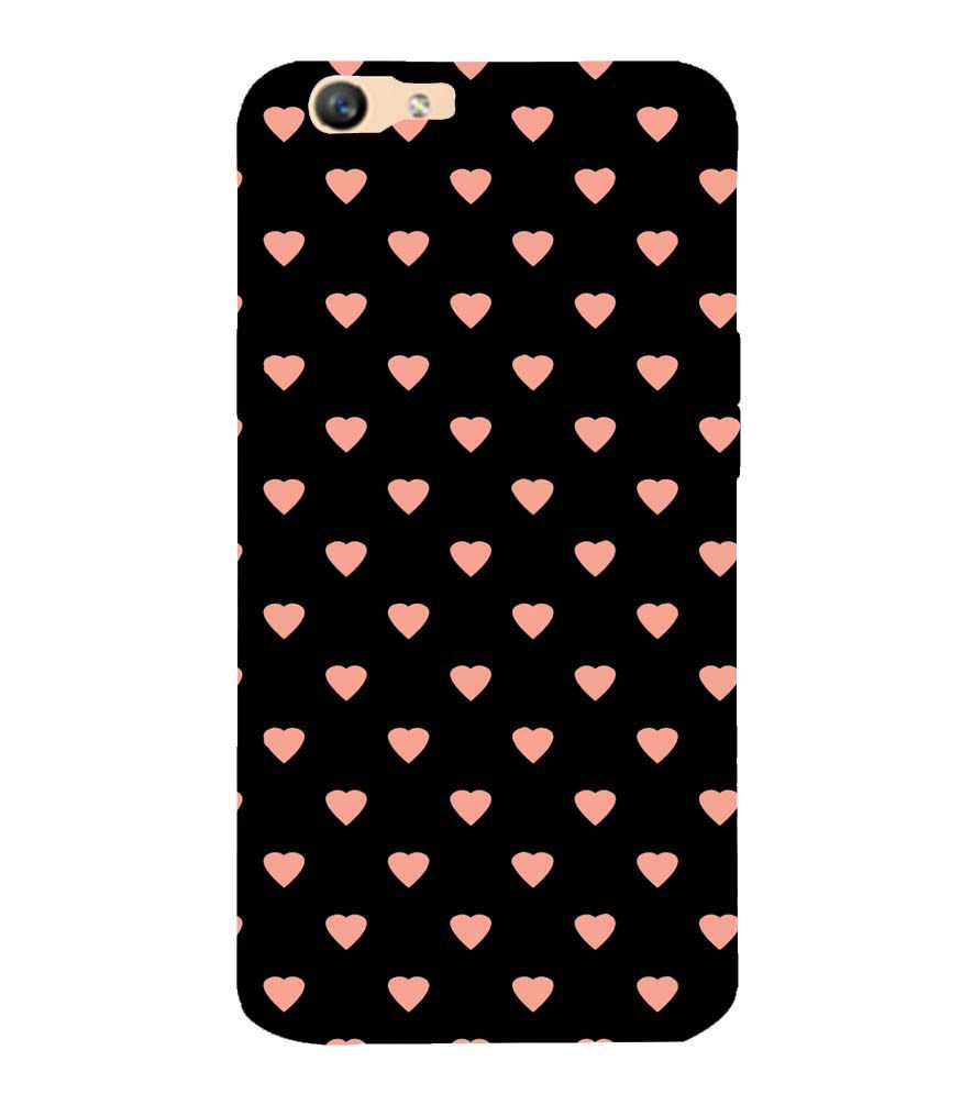 PS1318-Hearts All Over Back Cover for Oppo F1s : A59