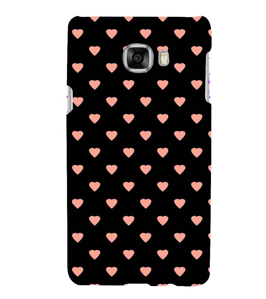 PS1318-Hearts All Over Back Cover for Samsung Galaxy C7 Pro