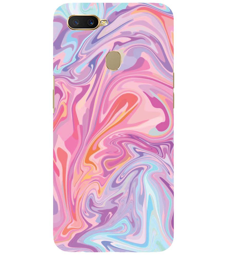 PS1319-Pink Premium Marble Back Cover for Oppo A11K