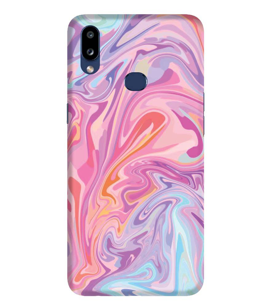 PS1319-Pink Premium Marble Back Cover for Samsung Galaxy A10s