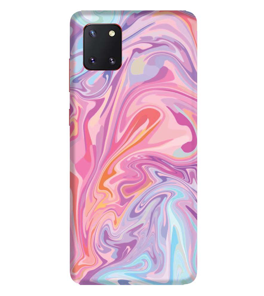 PS1319-Pink Premium Marble Back Cover for Samsung Galaxy Note10 Lite