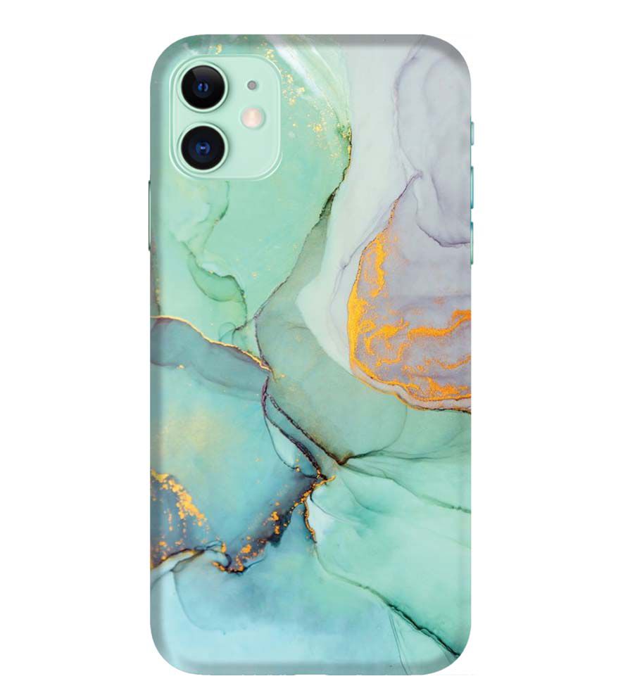PS1320-Green Marble Premium Back Cover for Apple iPhone 11