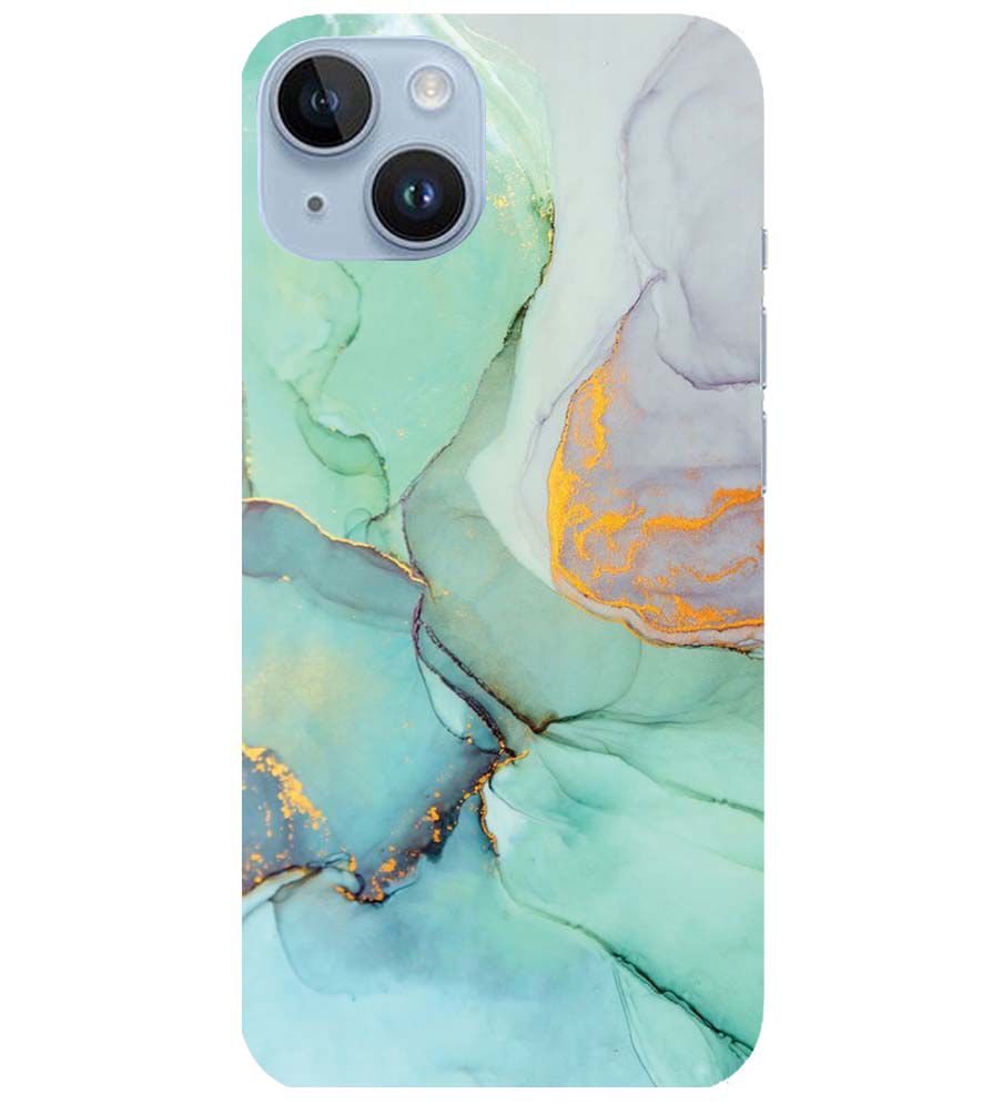 PS1320-Green Marble Premium Back Cover for Apple iPhone 14