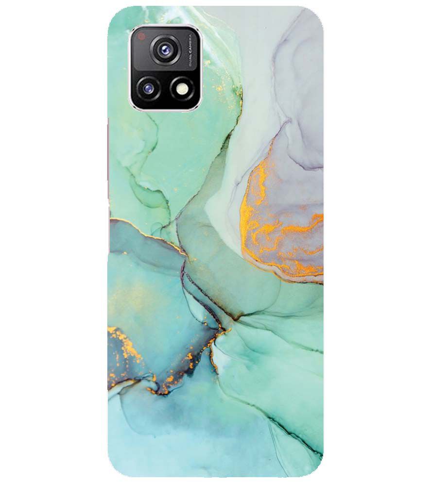 PS1320-Green Marble Premium Back Cover for vivo Y52s