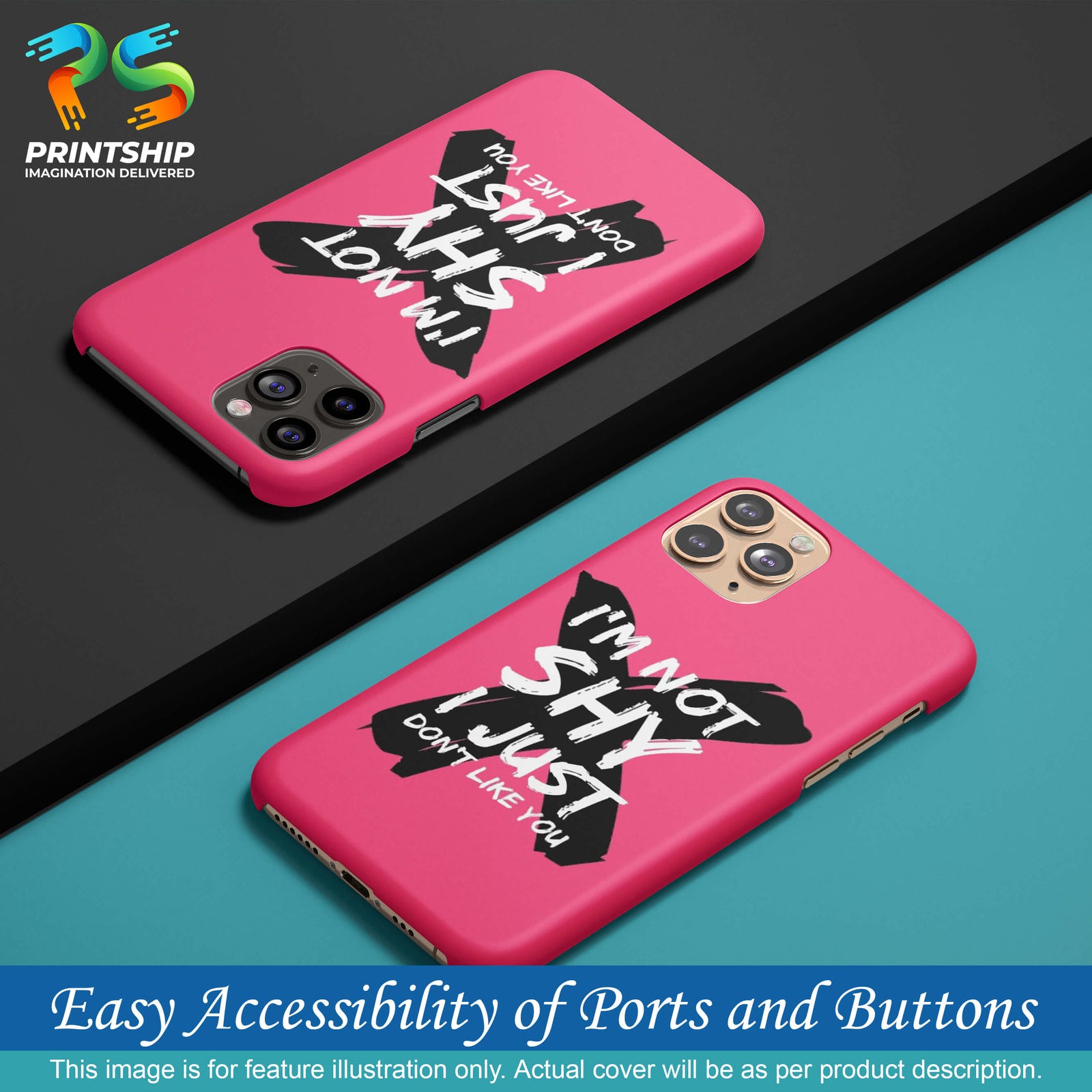 PS1322-I am Not Shy Back Cover for Oppo A9 (2020)-Image5