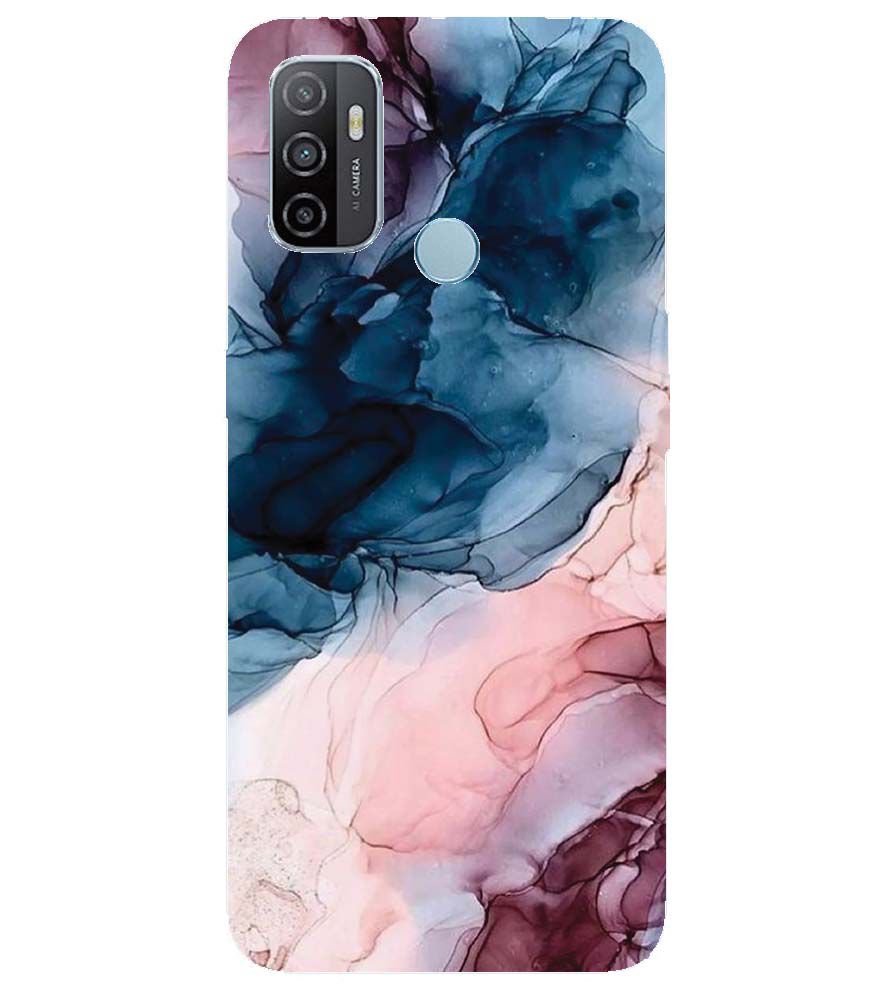 PS1323-Premium Marbles Back Cover for Oppo A53