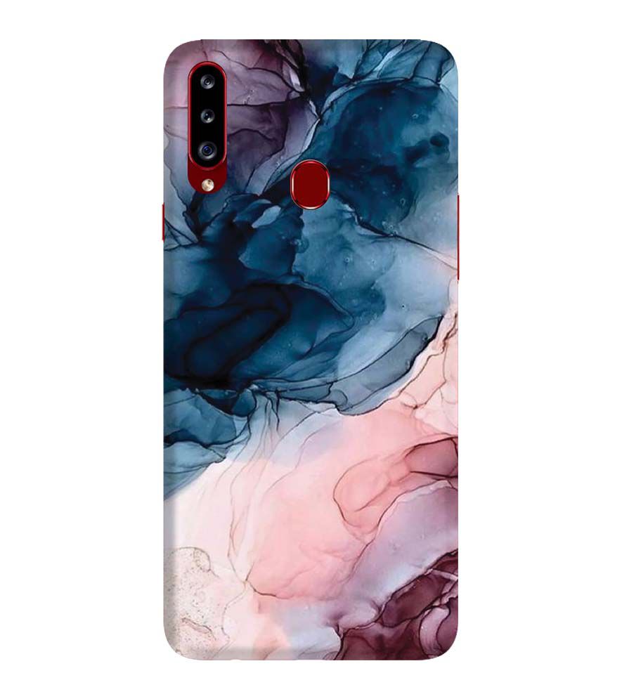 PS1323-Premium Marbles Back Cover for Samsung Galaxy A20s
