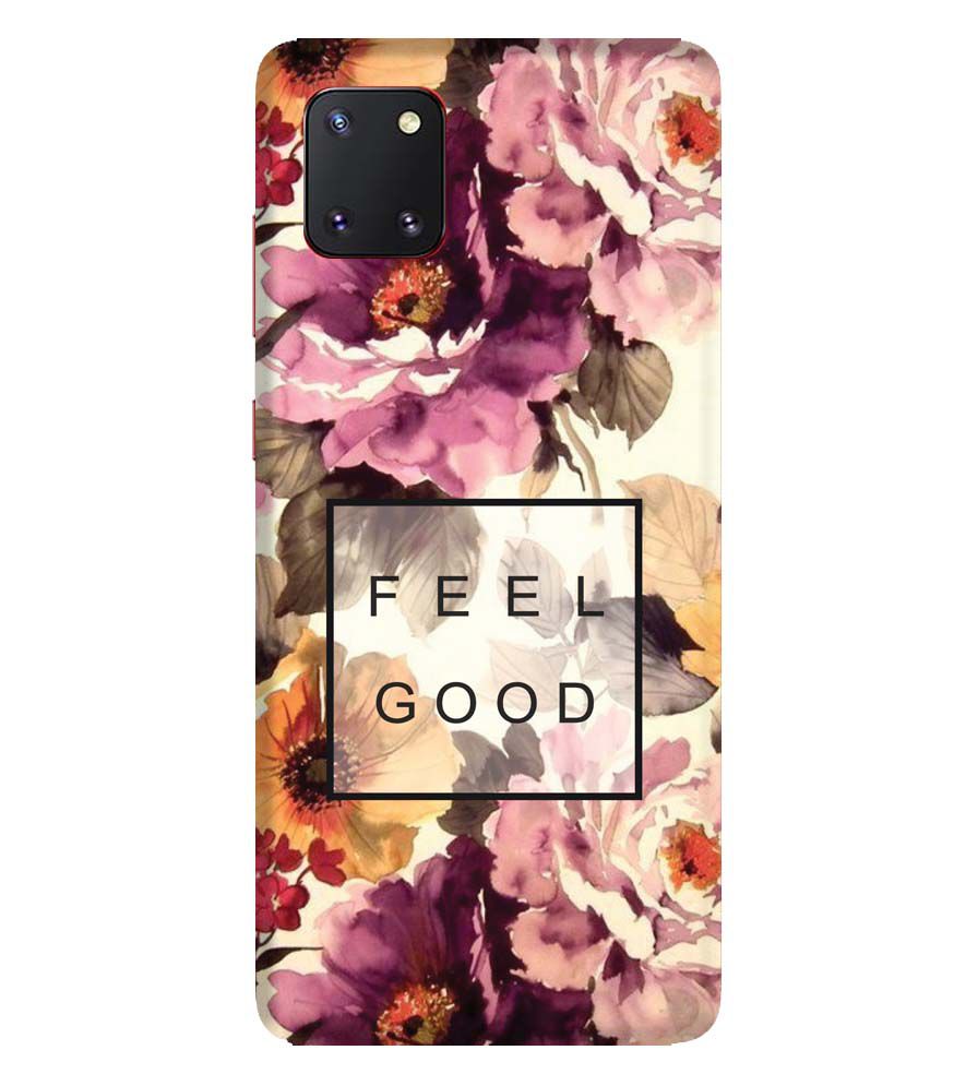 PS1324-Feel Good Flowers Back Cover for Samsung Galaxy Note10 Lite
