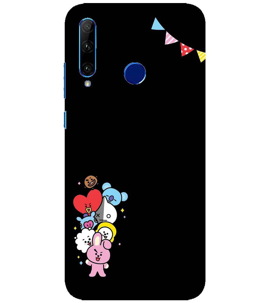 PS1325-Animals Brigade Back Cover for Honor 20 Lite
