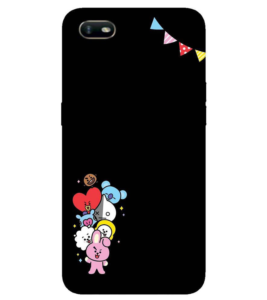 PS1325-Animals Brigade Back Cover for Oppo A1k