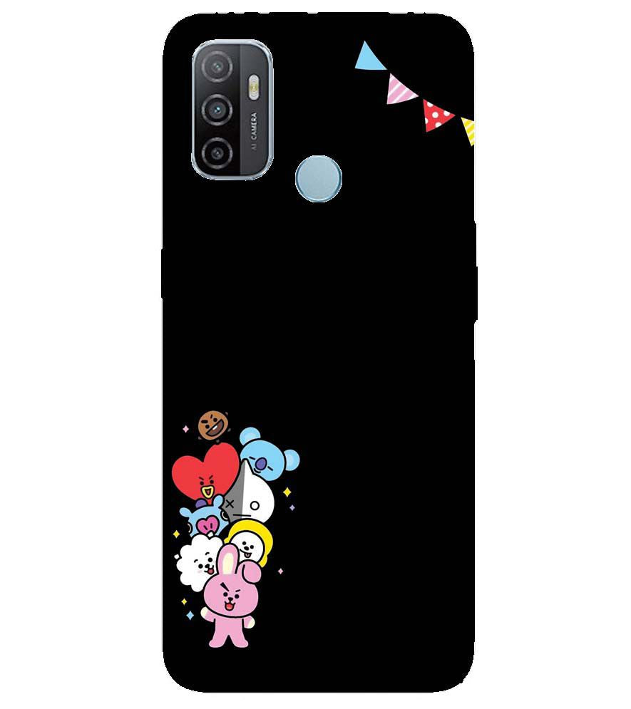 PS1325-Animals Brigade Back Cover for Oppo A53