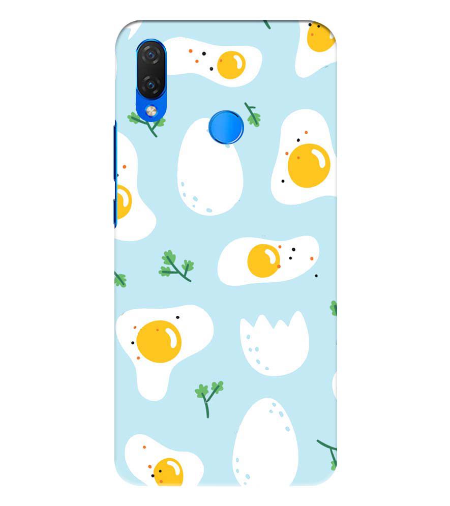 PS1326-Natural Abstract Pattern Back Cover for Huawei Nova 3 and 3i