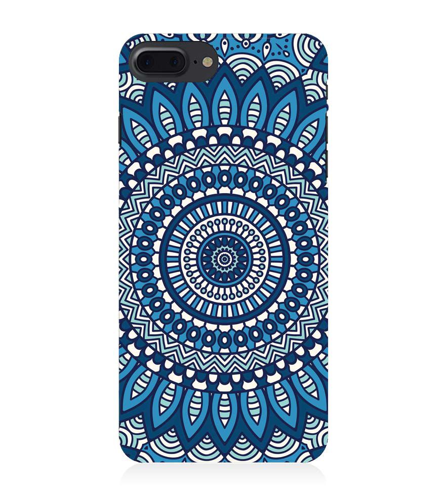 PS1327-Blue Mandala Design Back Cover for Apple iPhone 7 Plus