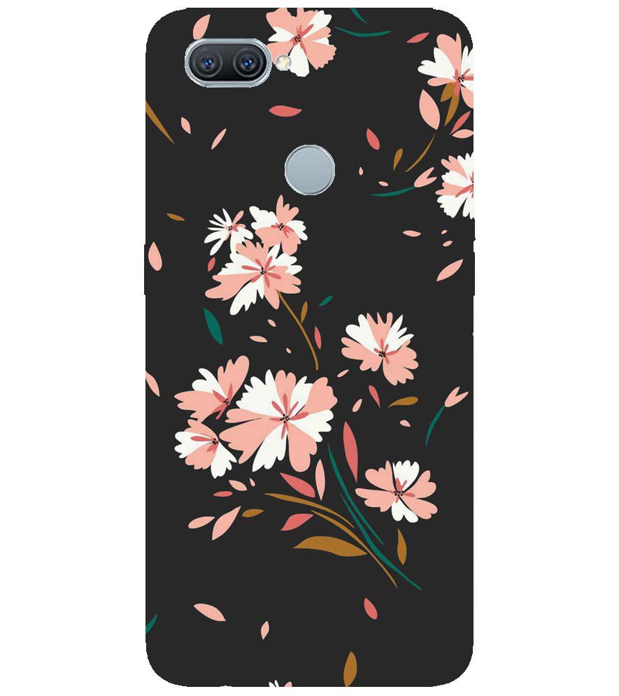 PS1328-Flower Pattern Back Cover for Oppo A7