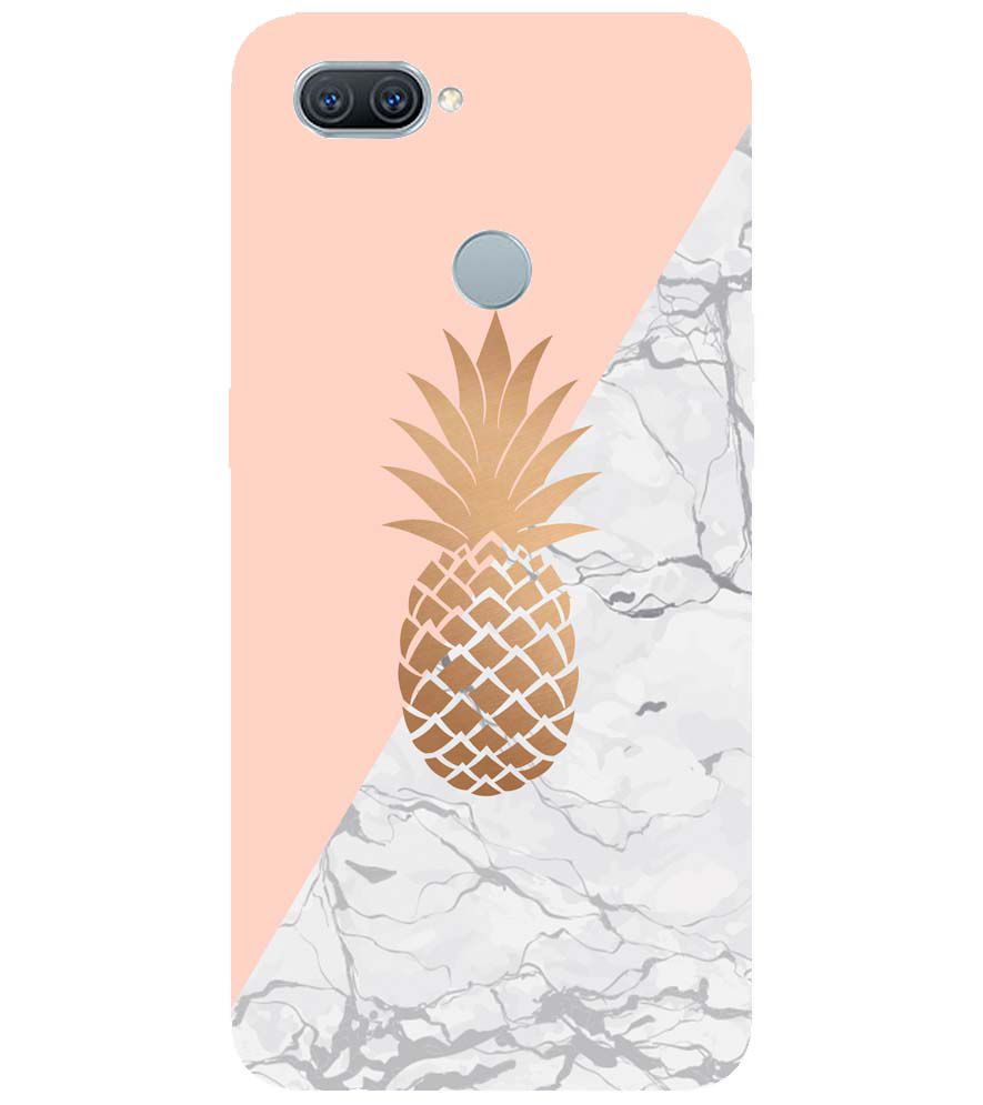 PS1330-Pineapple Marble Back Cover for Oppo A7
